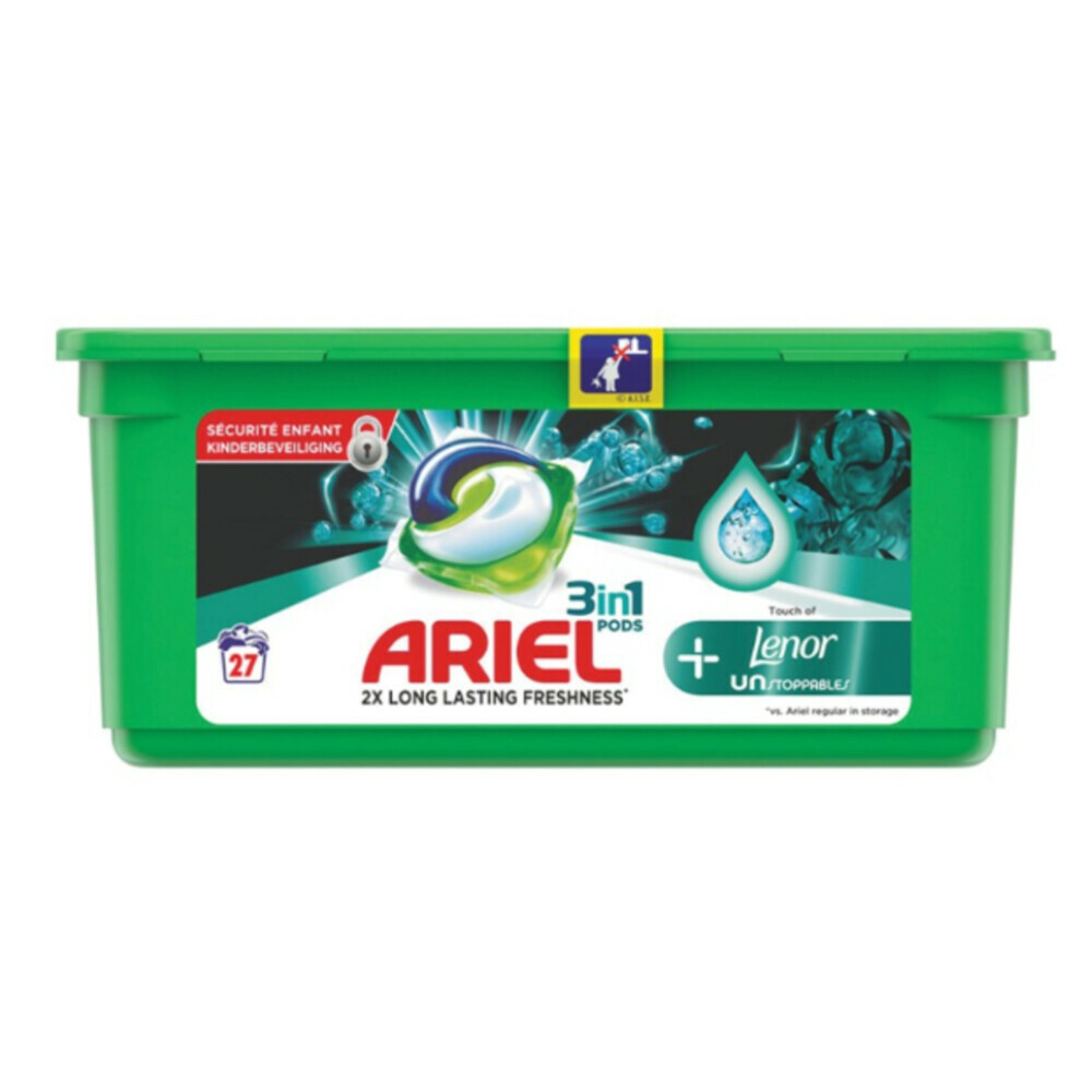 Ariel Wasmiddel 3 In 1 Pods Touch Of Lenor Unstoppables 27 Stuks