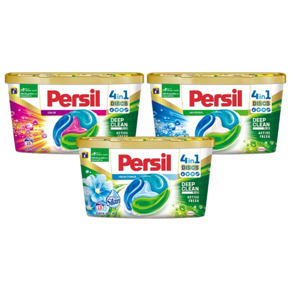 Persil Wasmiddelcapsules Discs Color Universal Freshness Voordeel