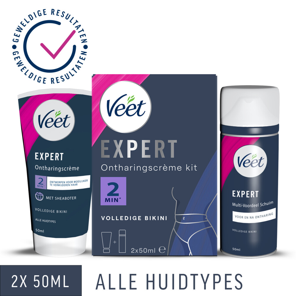 Veet Expert Ontharingscr Me Bikini Kit X Ml Plein Nl