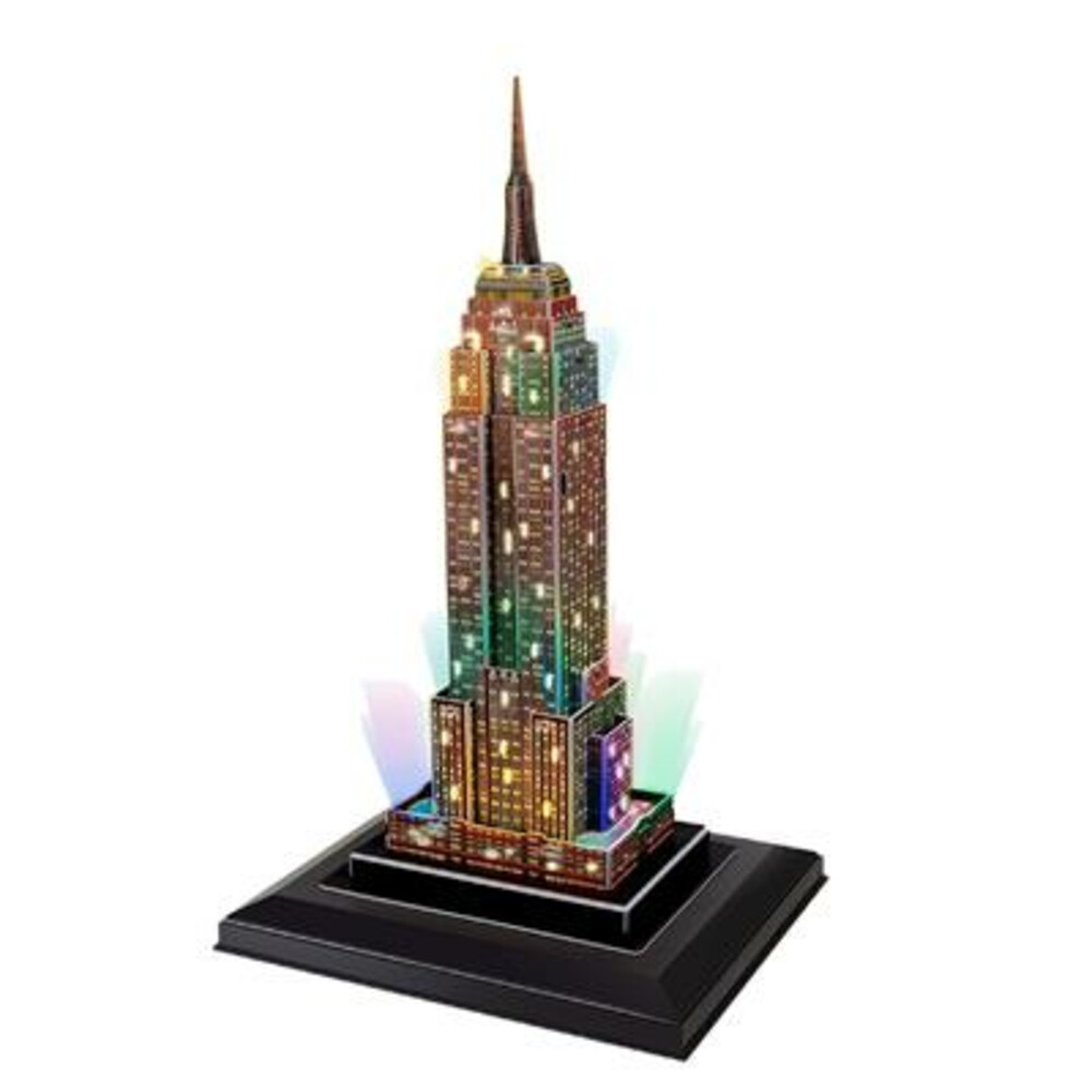 Cubic Fun D Puzzel Empire State Building Led Plein Nl