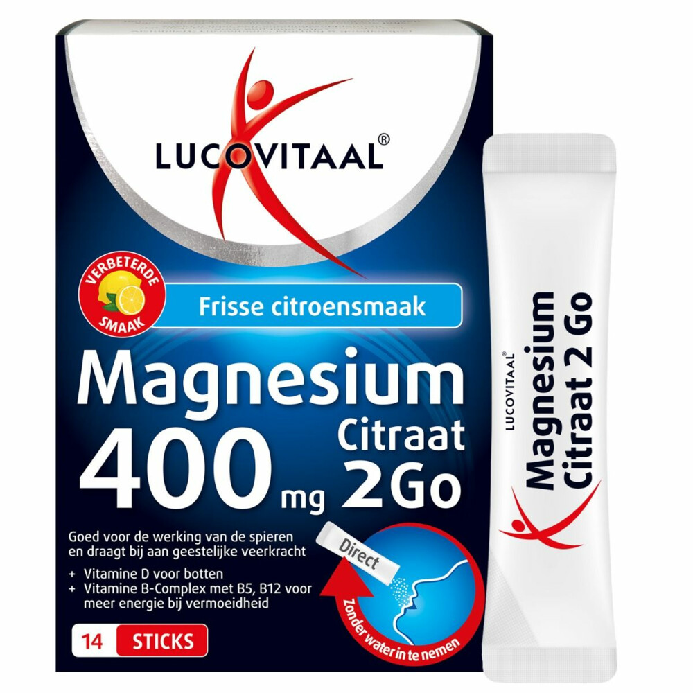 Lucovitaal Magnesium Mg Go Sachets Plein Nl