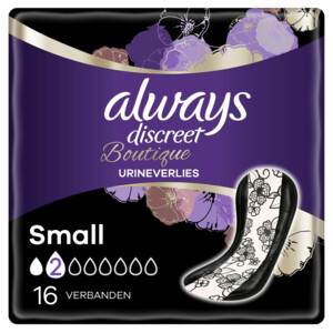 Always Discreet Verband Voor Urineverlies Boutique Small Stuks