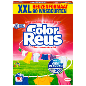 Witte Reus Waspoeder Color Wasbeurten Kg Plein Nl