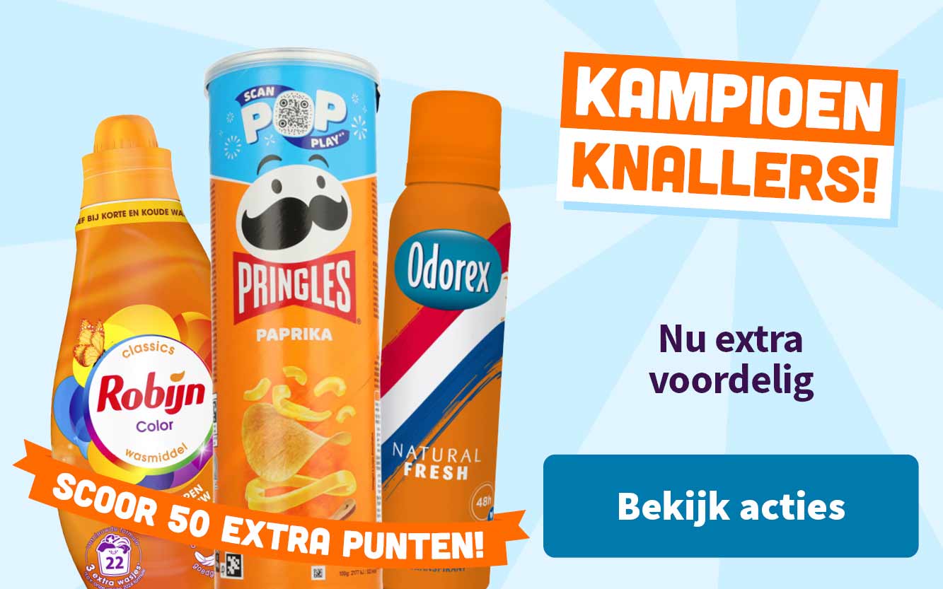 Geselecteerde A-merken nu extra voordelig