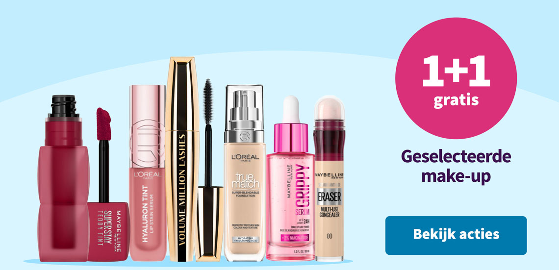 1+1 gratis make-up