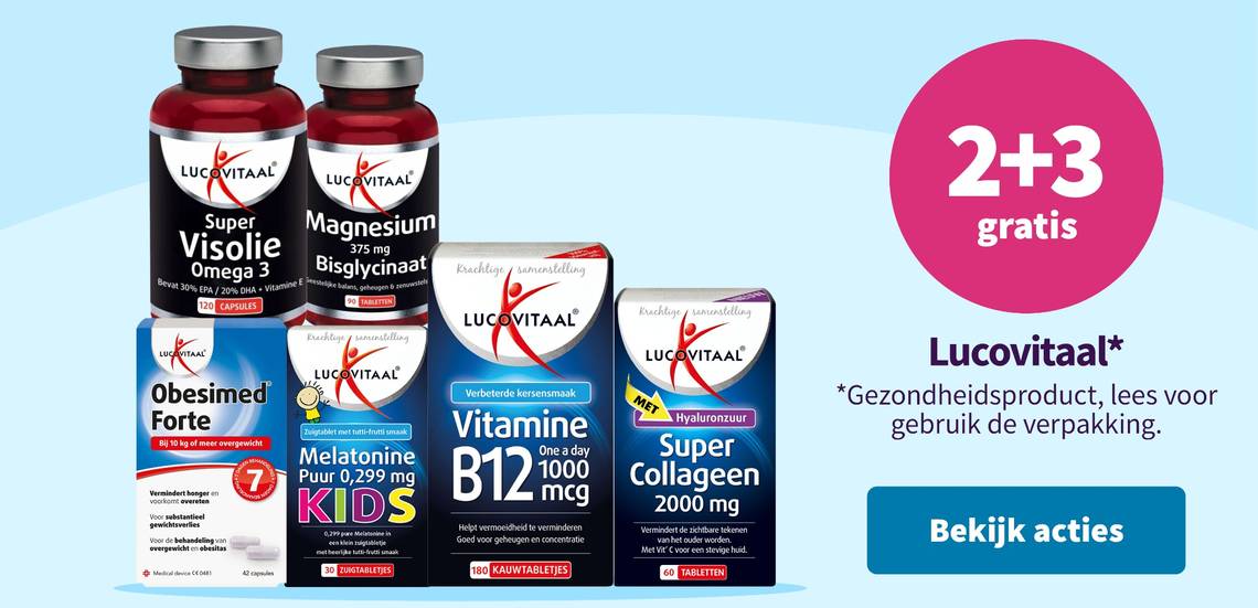 2+3 gratis op Lucovitaal