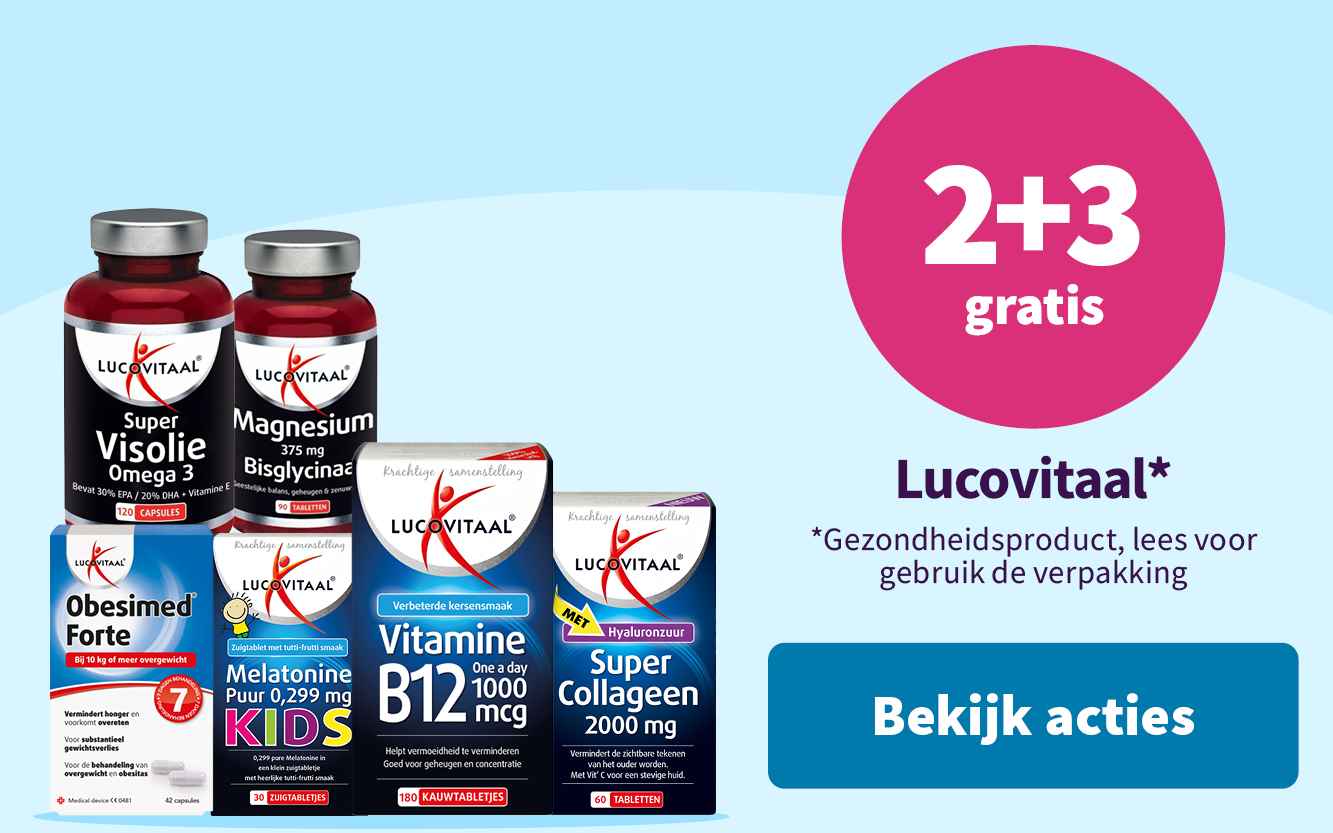 2+3 gratis op Lucovitaal