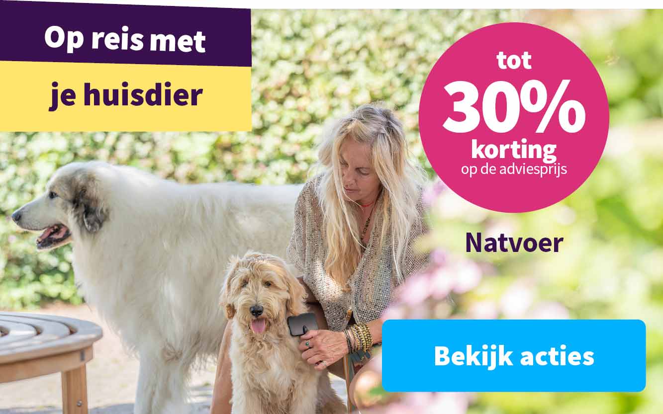 25% korting op heel veel natvoer
