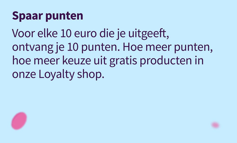 Spaar punten