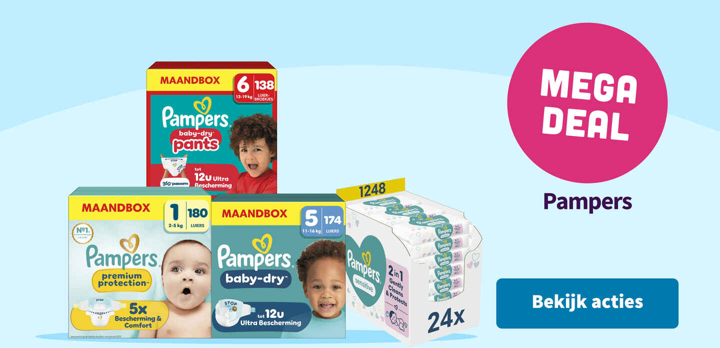 Mega deal op Pampers