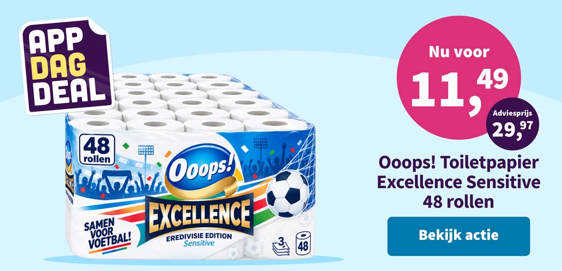 Ooops! toiletpapier nu voor 11,49