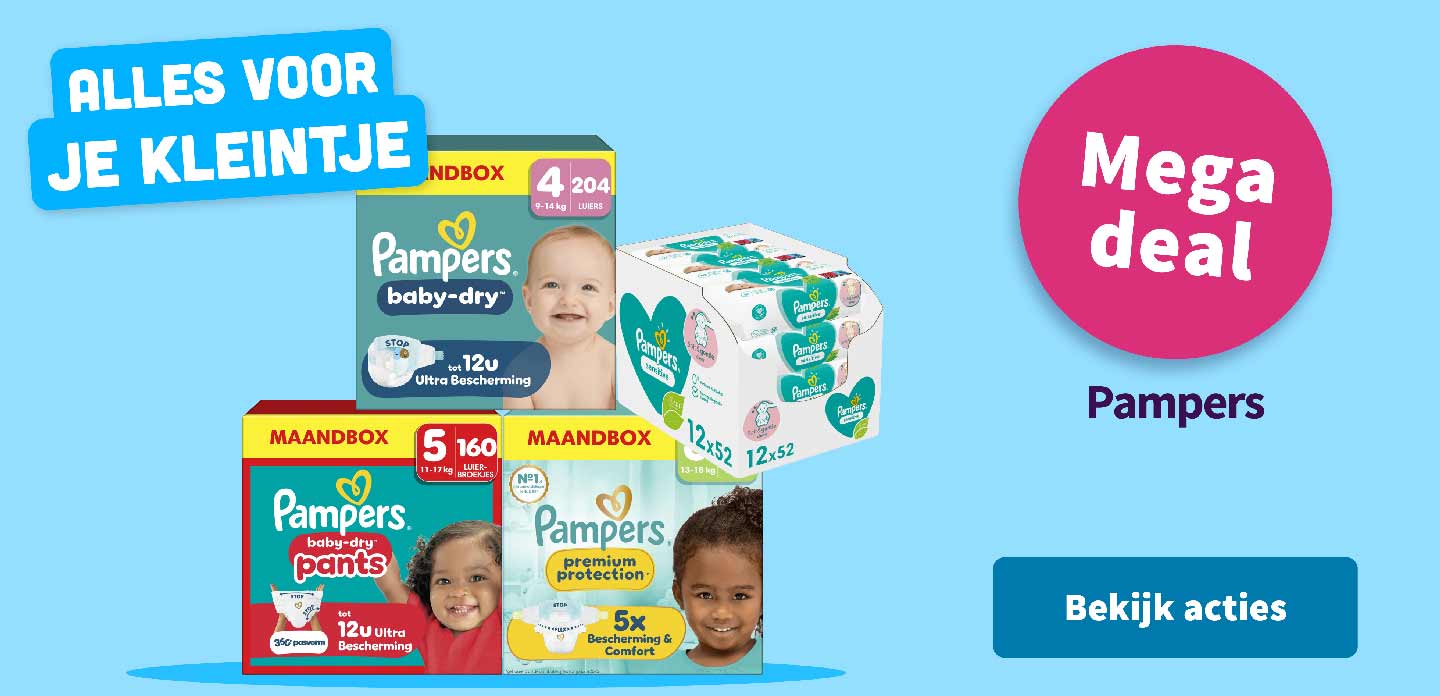 Mega deal op Pampers