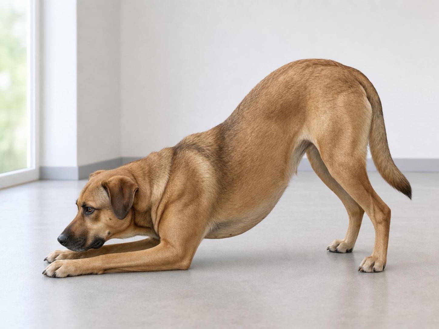 hond-gebedshouding-buikpijn
