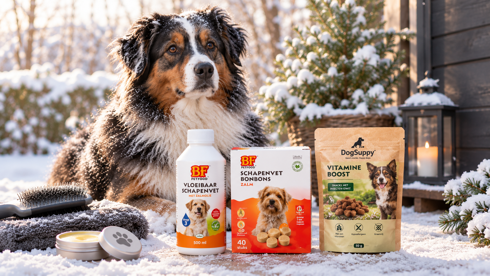 hond winter wintervacht