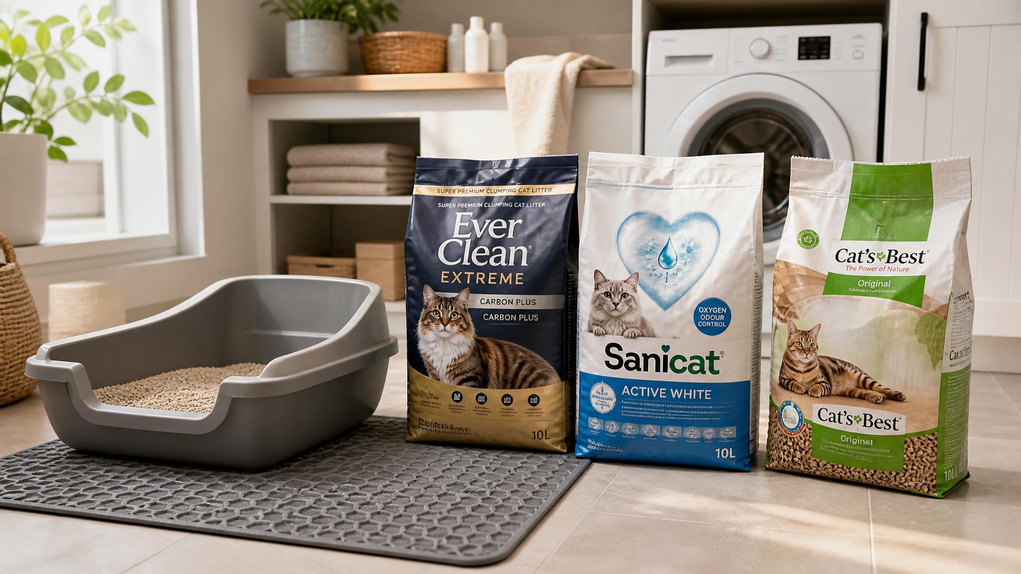 kattenbakvulling-vergelijken-klontvormend-silica-houtkorrels