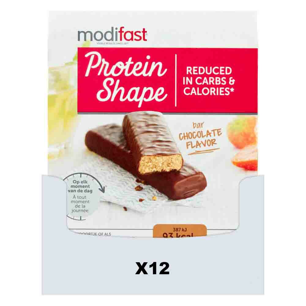 Modifast Protiplus Reep Chocolade Voordeelverpakking