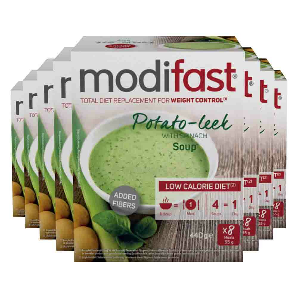 8x Modifast Soep Prei Aardappel