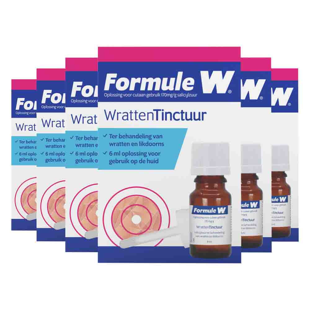 6x Formule W Wrattentinctuur 6 ml