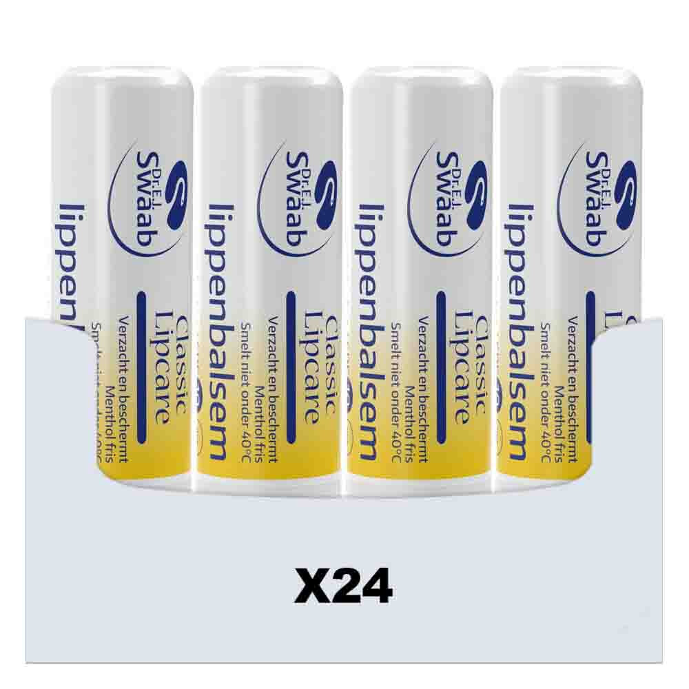 24x E.J. Swaab Lippenbalsem Classic 5 gr