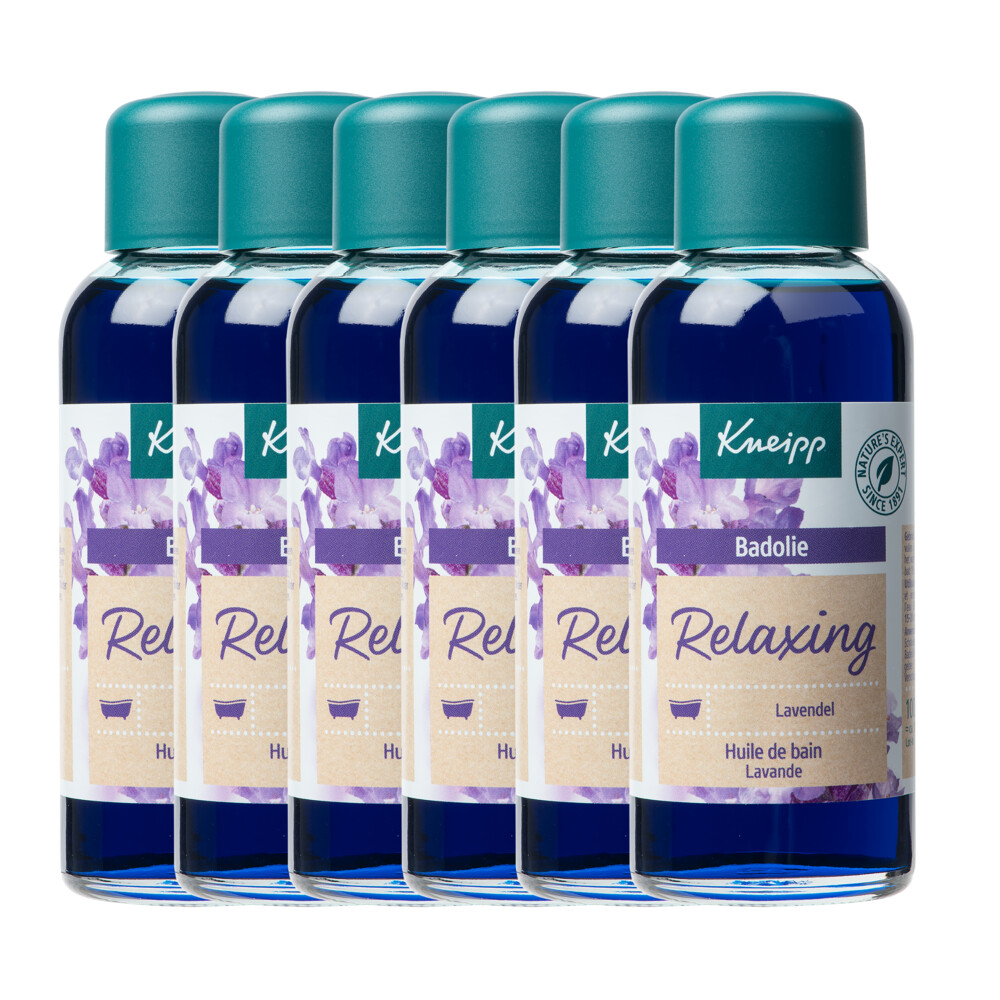 6x Kneipp Badolie Relaxing Lavendel 100 ml
