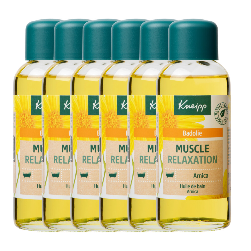 6x Kneipp Badolie Arnica Active 100 ml