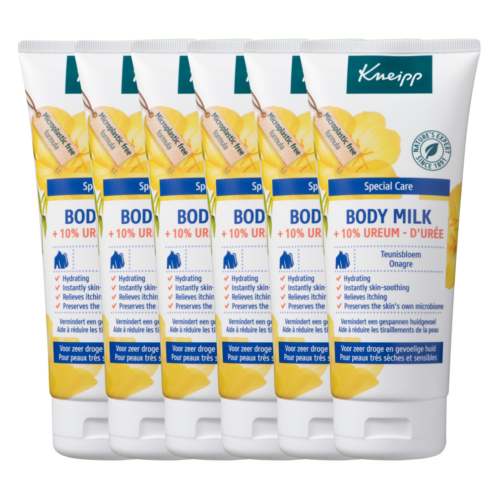 6x Kneipp Bodymilk Teunisbloem 200 ml