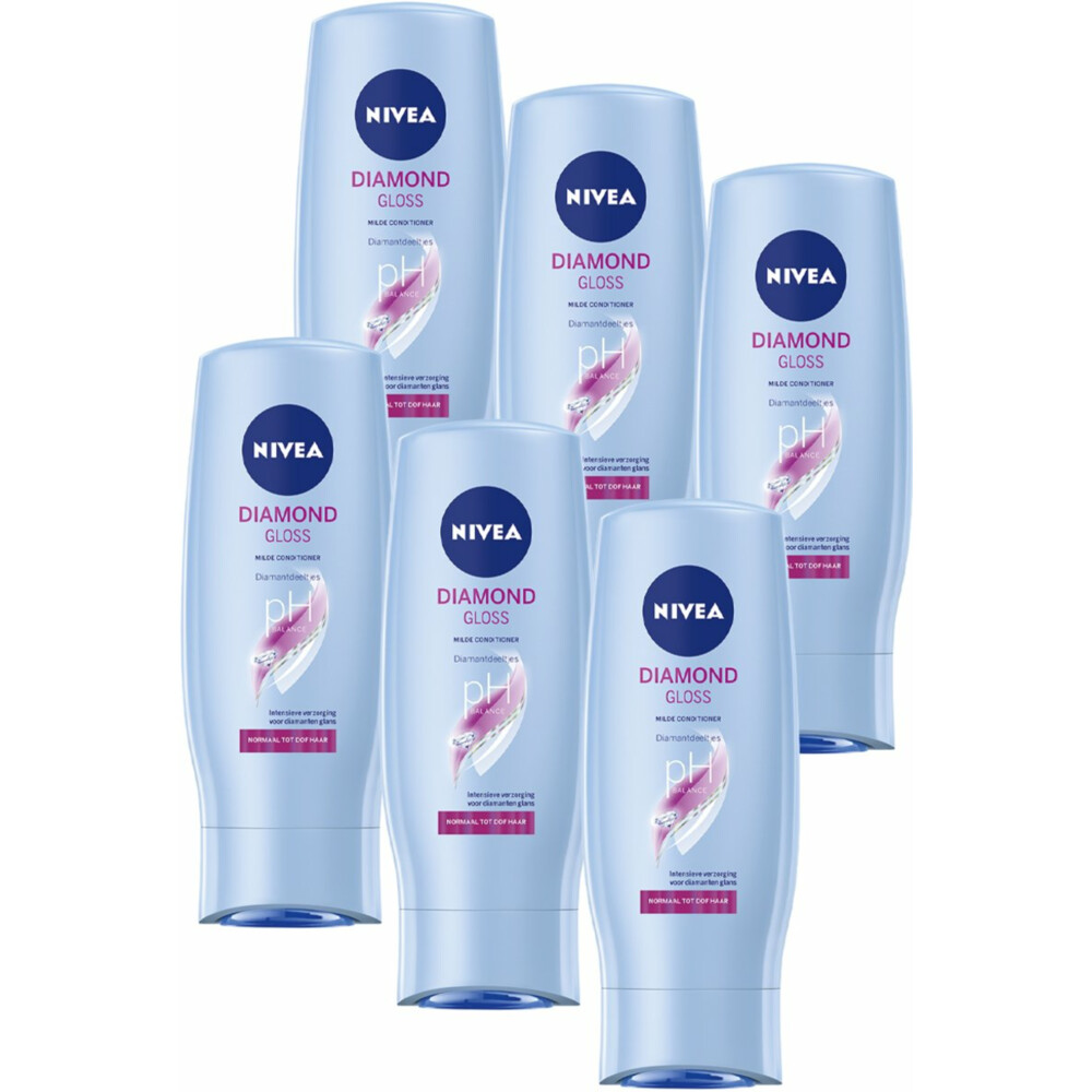 NIVEA Diamond Gloss conditioner voordeelverpakking 5+1 gratis