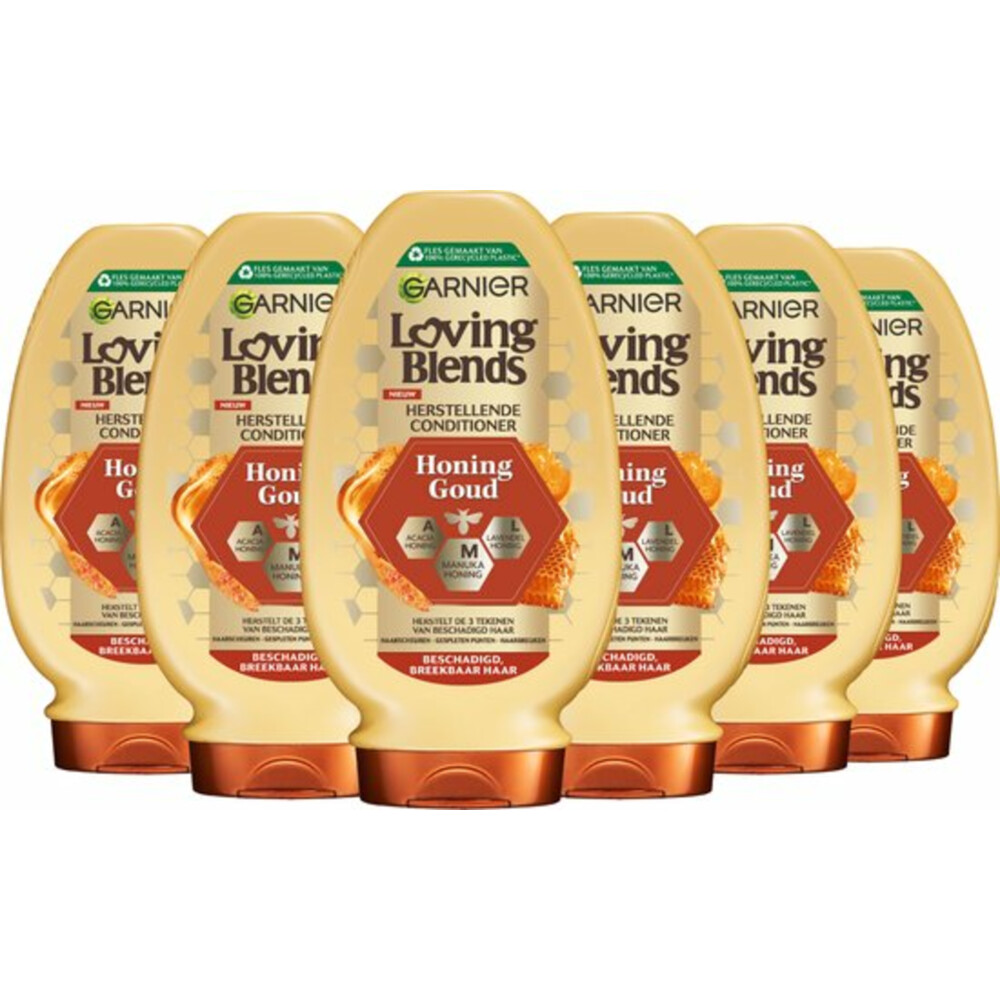 Garnier Loving Blends Honing Goud conditioner 6x 250ml multiverpakking