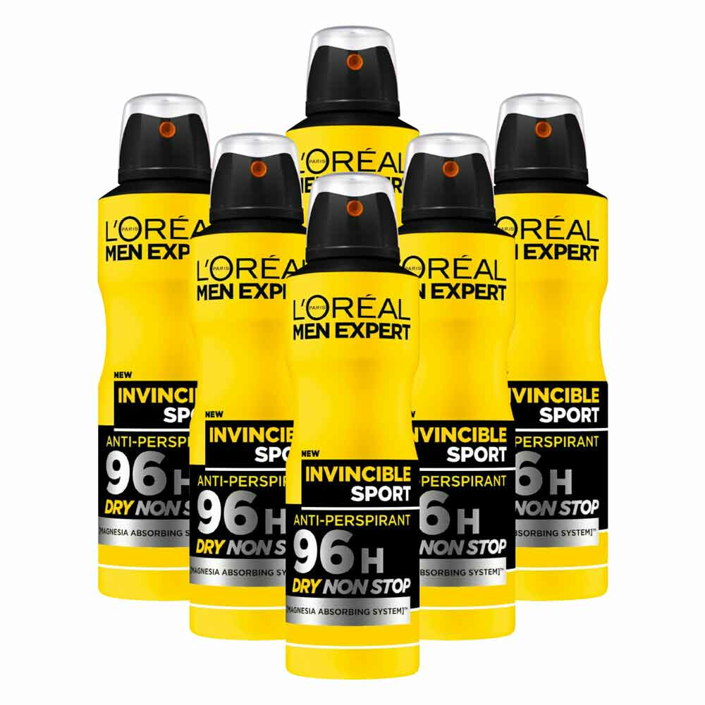 Loreal Paris Men Expert Invincible Sport Deodorant Spray Voordeelverpakking