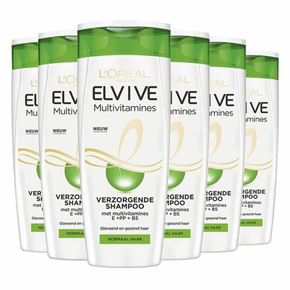 Hair Expert Elvive Multivitamines 2-in-1 shampoo 250ml multiverpakkingen 6 stuks