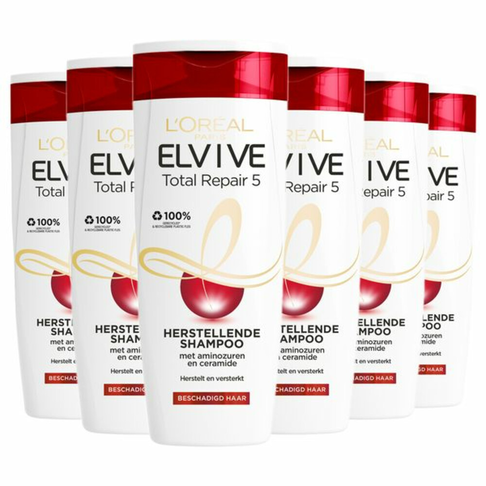 Loreal Paris Elvive Shampoo Total Repair 5 Voordeelverpakking