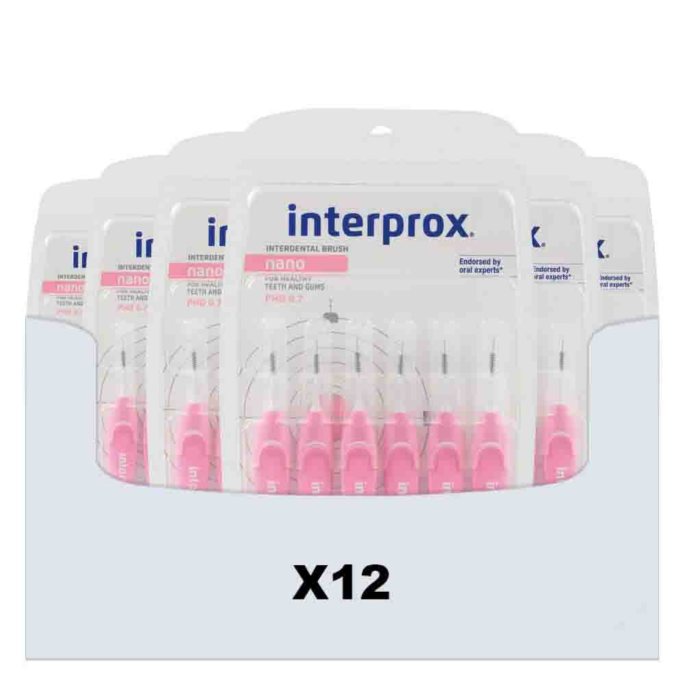 12x Interprox Ragers Nano Roze PHD 0.7 6 stuks