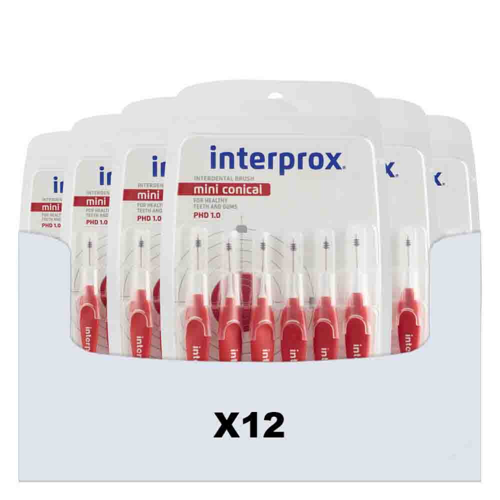 12x Interprox Ragers Mini Conical Rood PHD 1.2 6 stuks