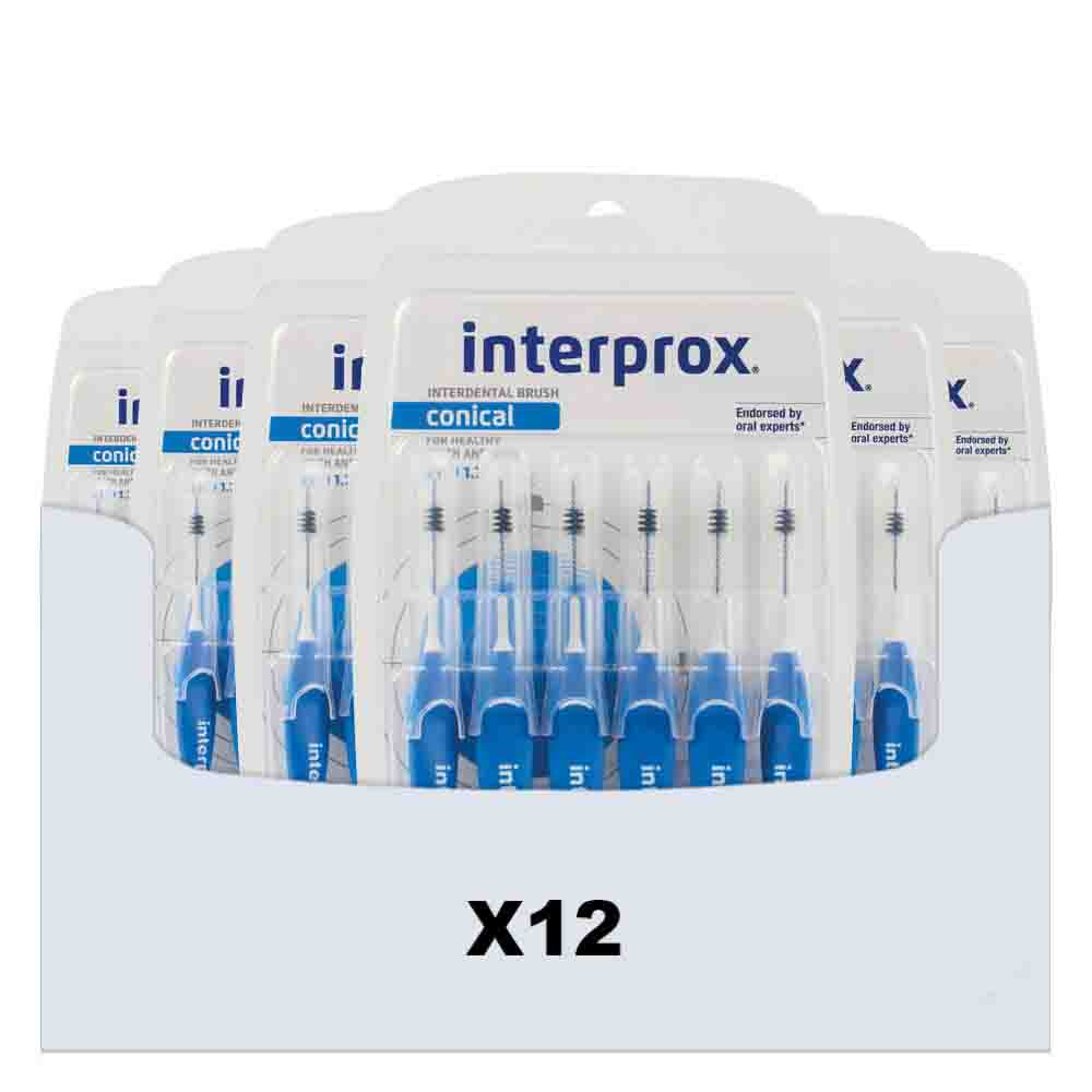 12x Interprox Ragers Conical Blauw PHD 1.7 6 stuks
