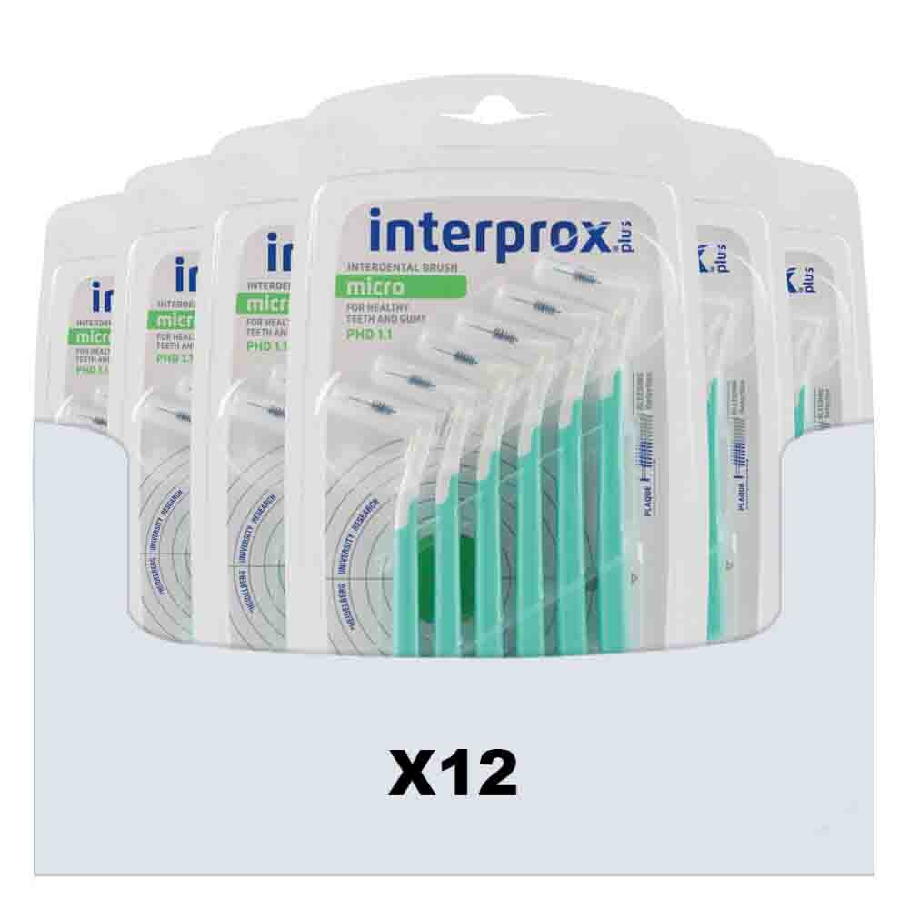 12x Interprox Ragers Plus Micro Groen PHD 1.1 6 stuks