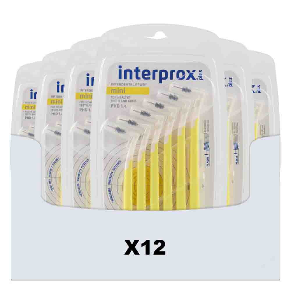 12x Interprox Ragers Plus Mini Geel PHD 1.4 6 stuks