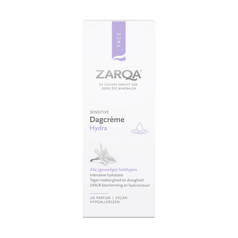 Zarqa Dagcreme Hydra 50ml gevoelige, droge huid