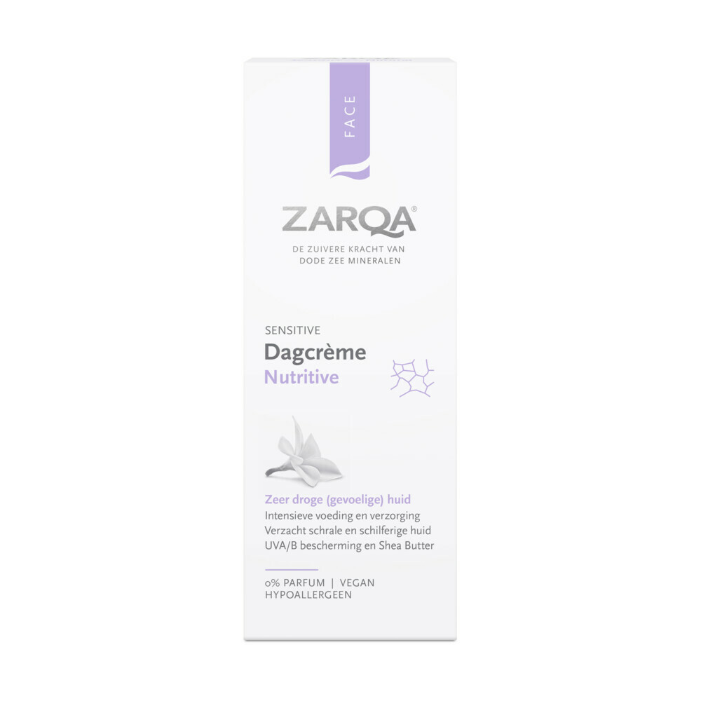 Zarqa Dagcreme Nutritive 50ml droge huid