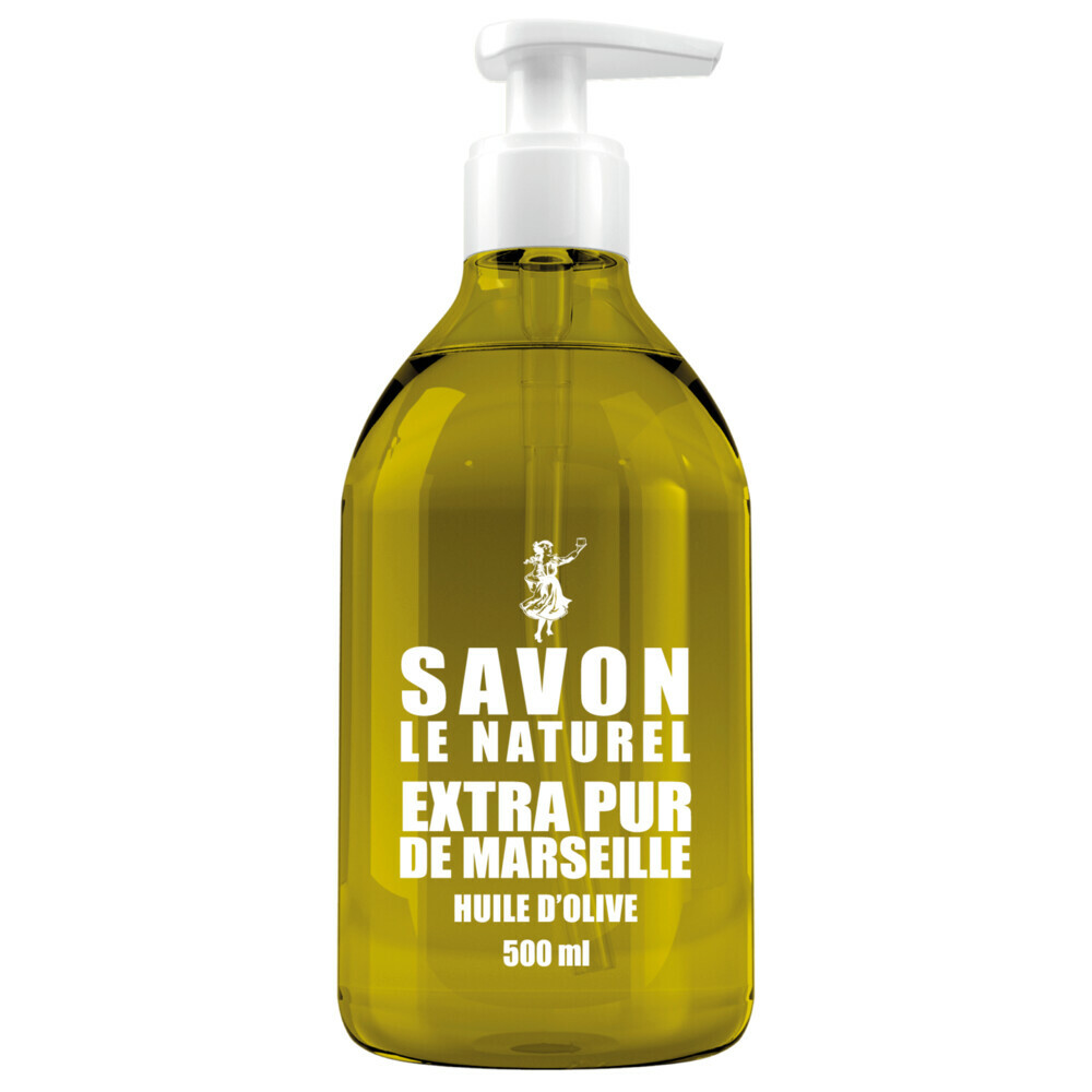 Savon Le Naturel Handzeep Olijfolie Extra Pur van Marseille 500 ml