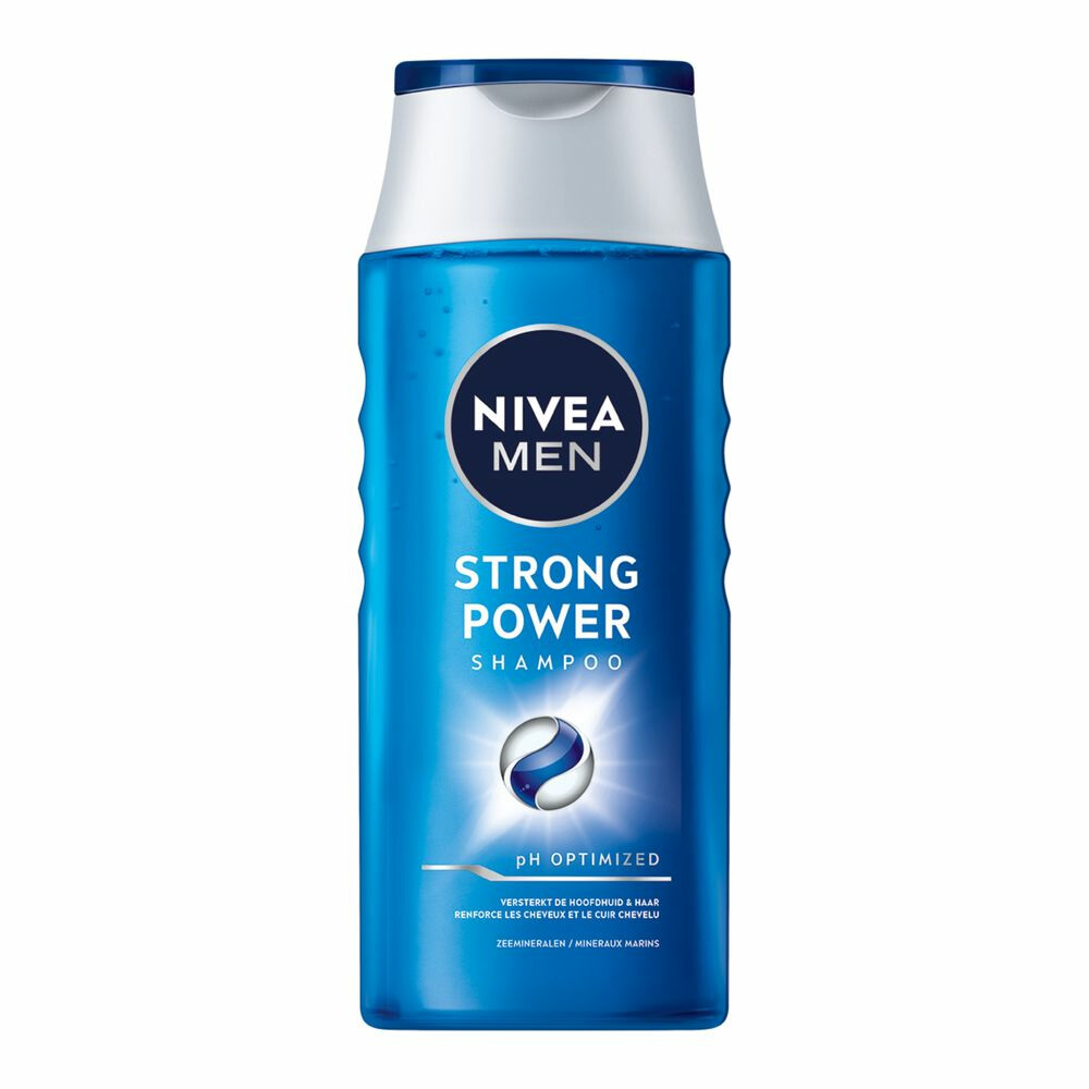 3x Nivea Men Shampoo Strong Power 250 ml
