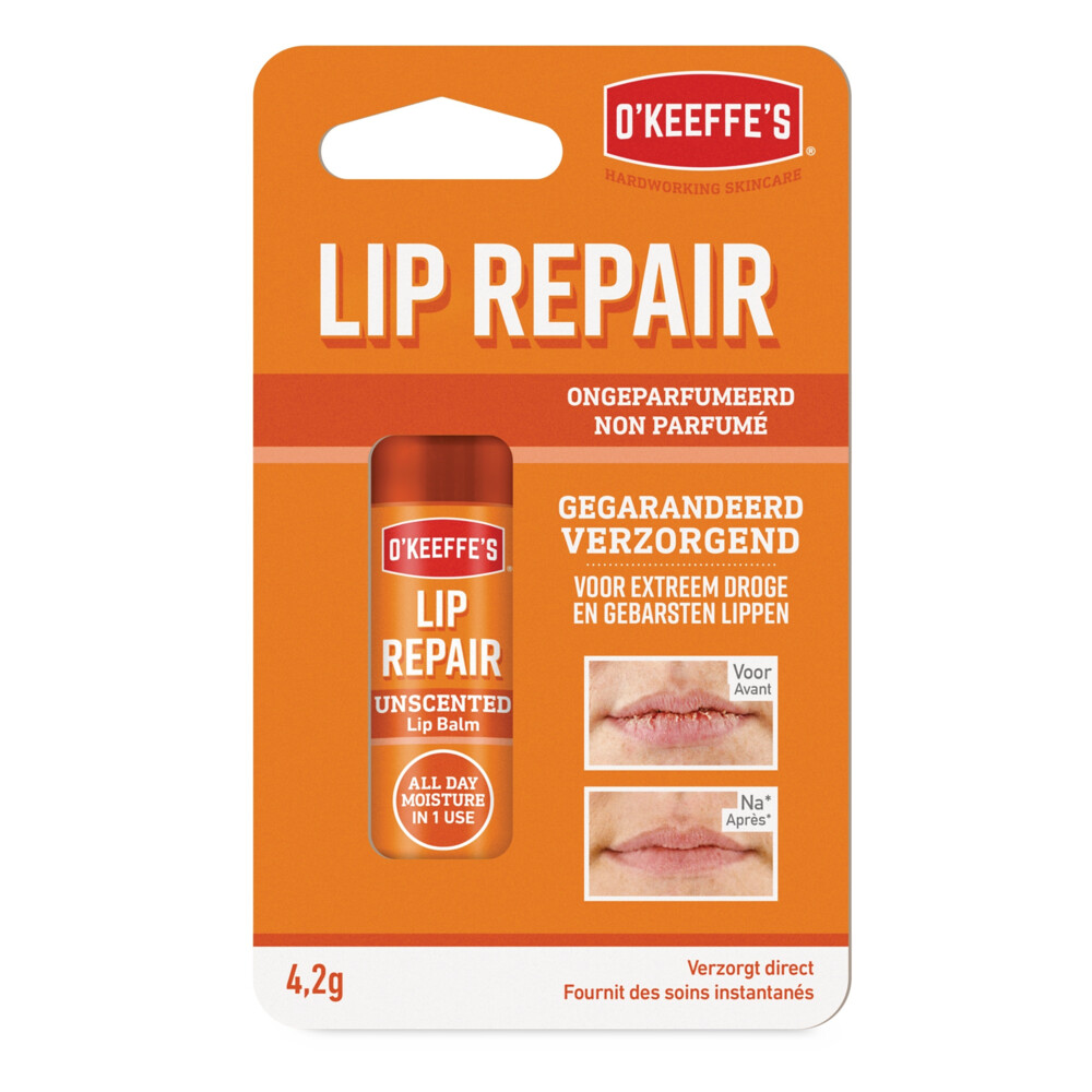 O Keeffe S Lip Repair Ongeparfumeerde Lippenbalsem (4.2g)