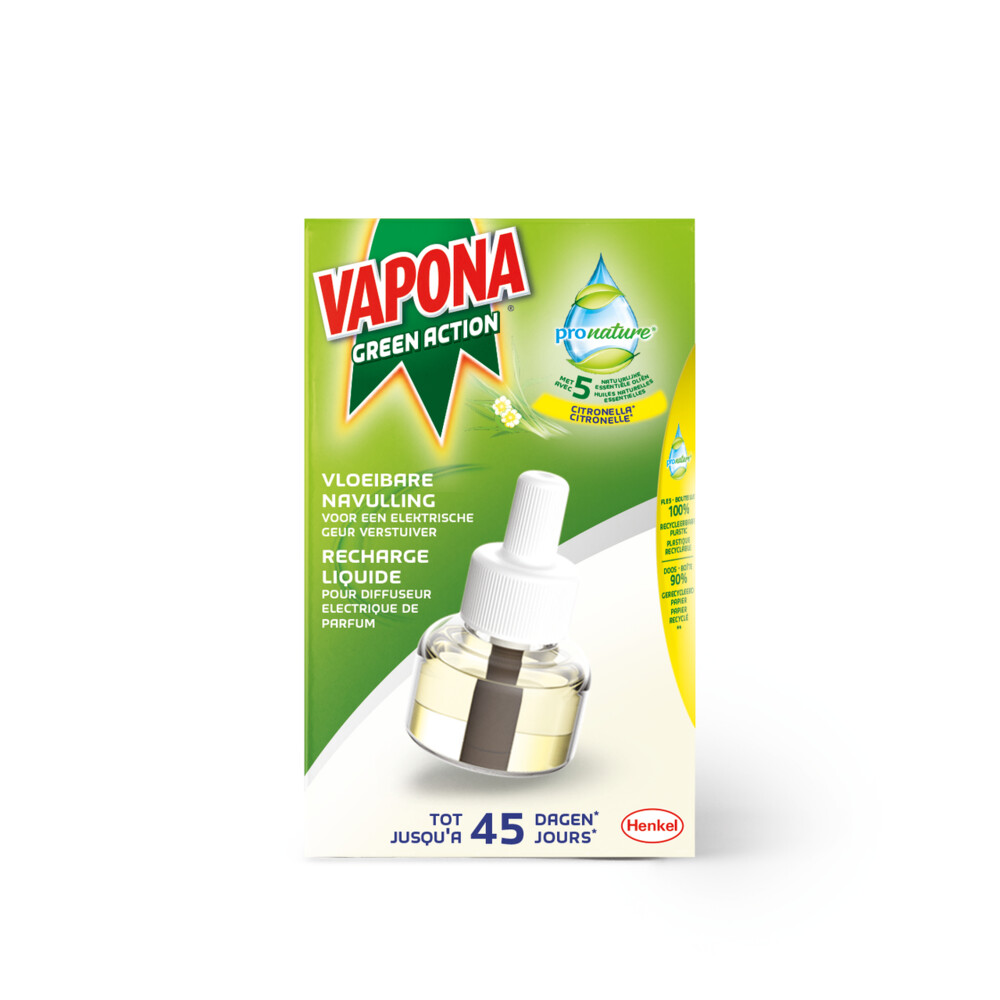 24x Vapona Pro Nature Anti-mug Muggenstekker Navulling