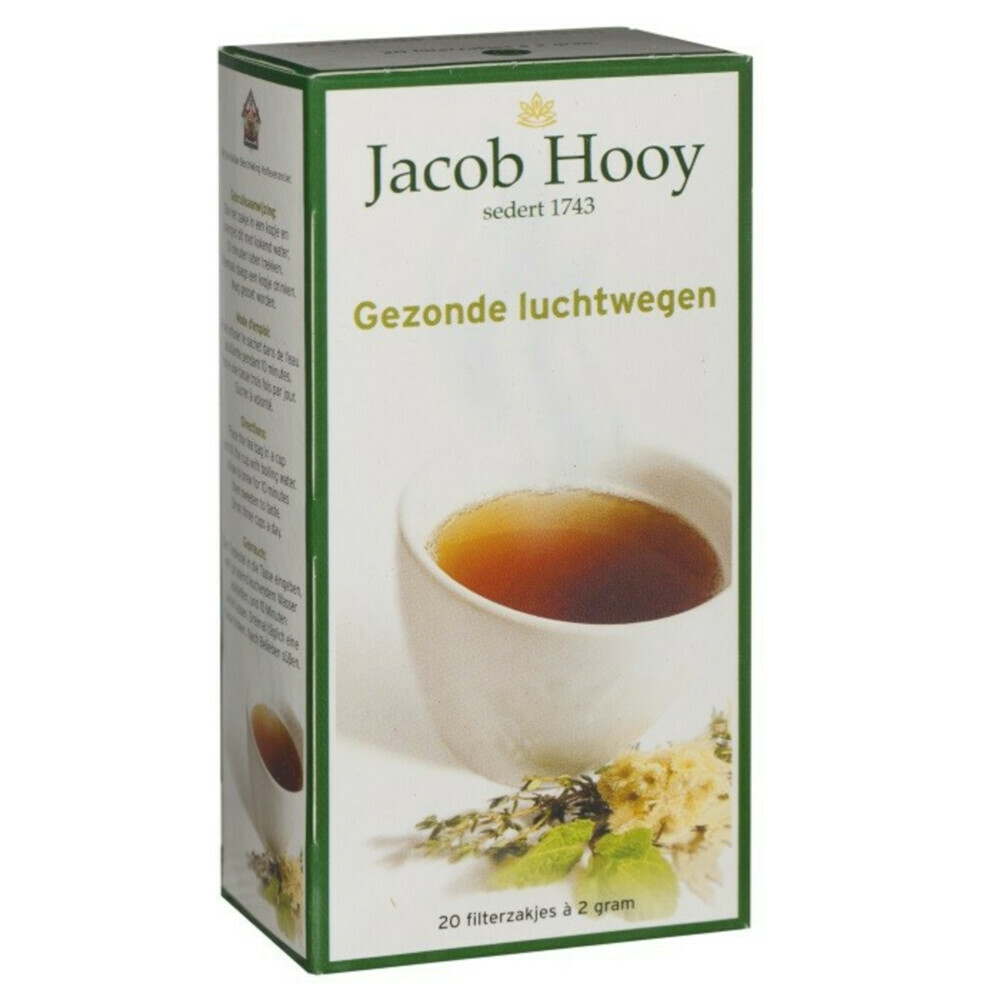 Verbeteren fossiel Vochtig Jacob Hooy Thee Gezonde Luchtwegen 20 stuks | Plein.nl