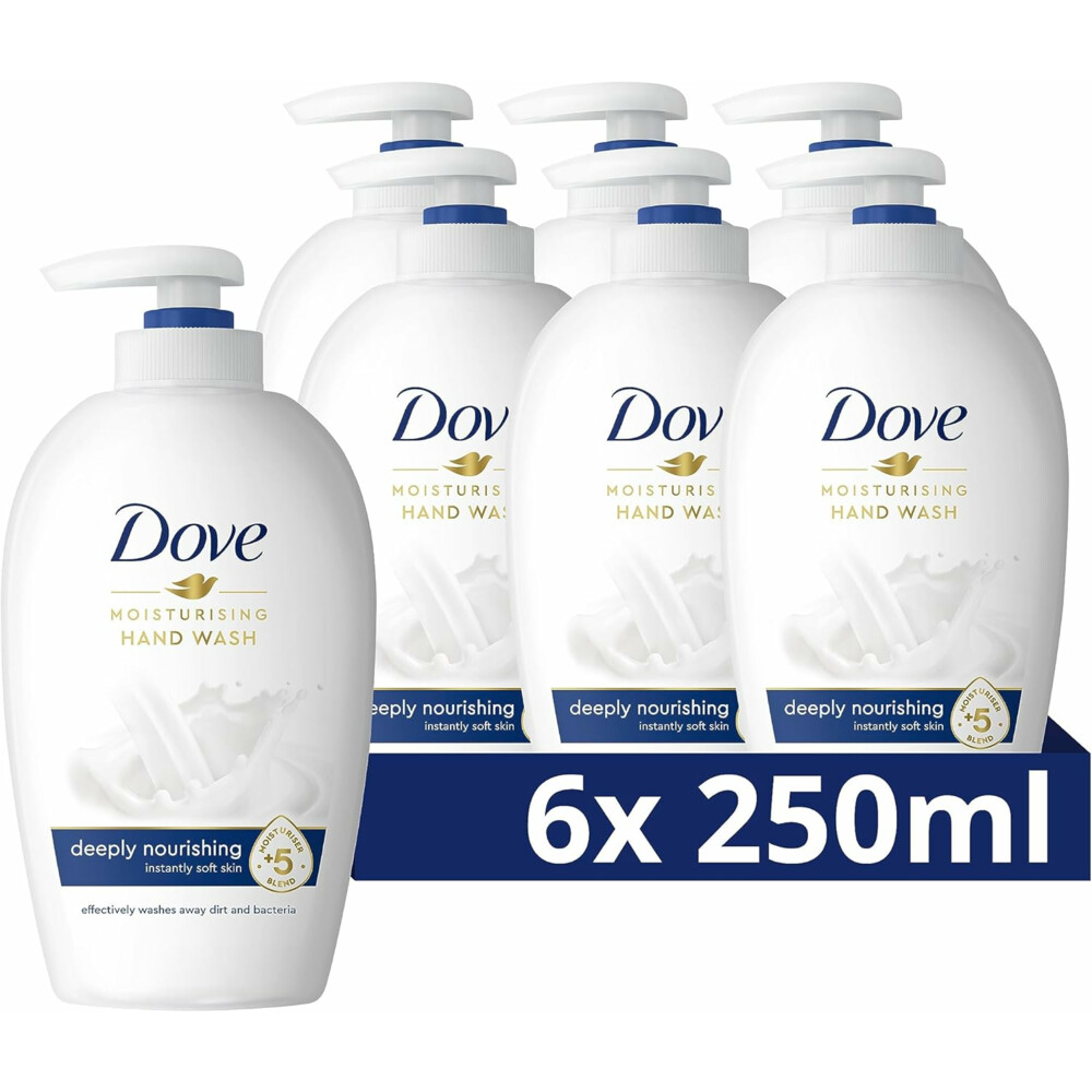 Dove Pompzeep Beauty Cream Wash Voordeelverpakking 6x250ml