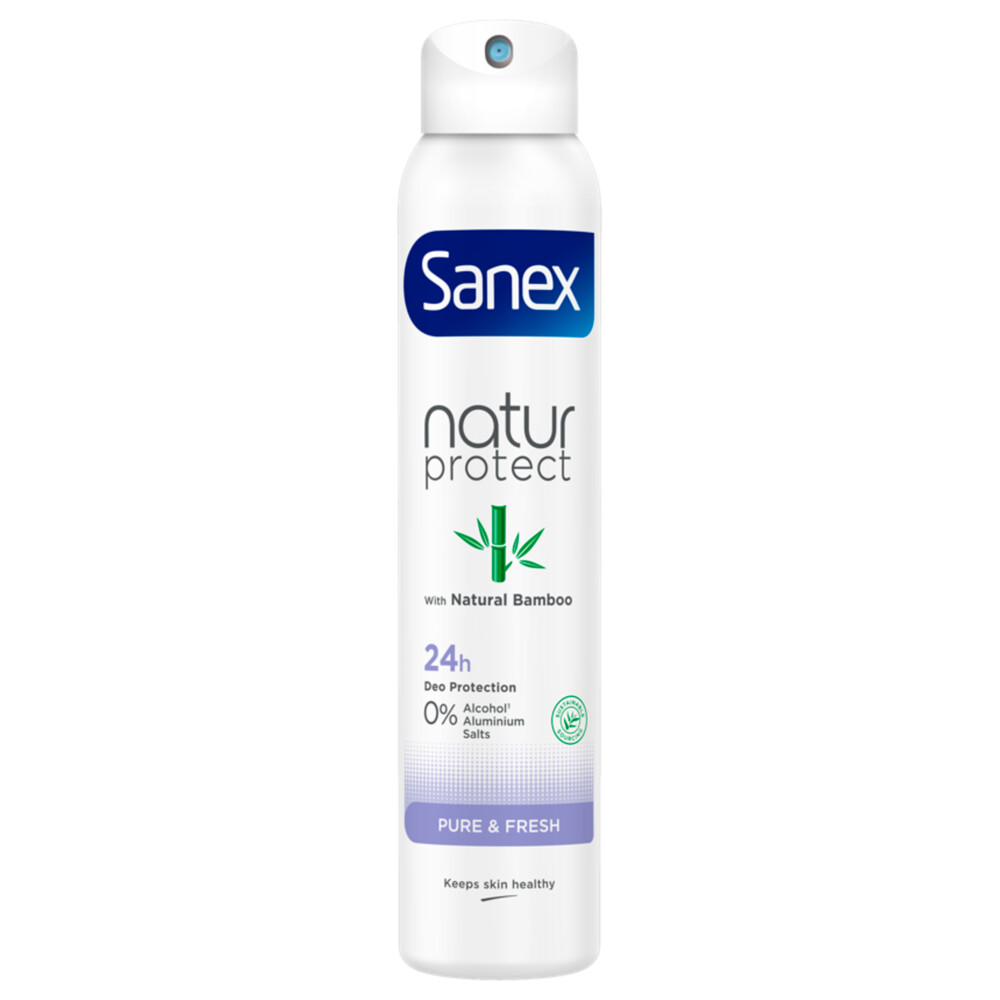 3x Sanex Deodorant Spray Natur Protect Bamboo Pure&Fresh 200 ml