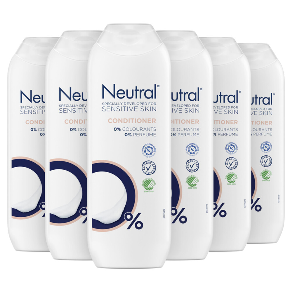 Neutral conditioner 6x250 ml parfumvrij