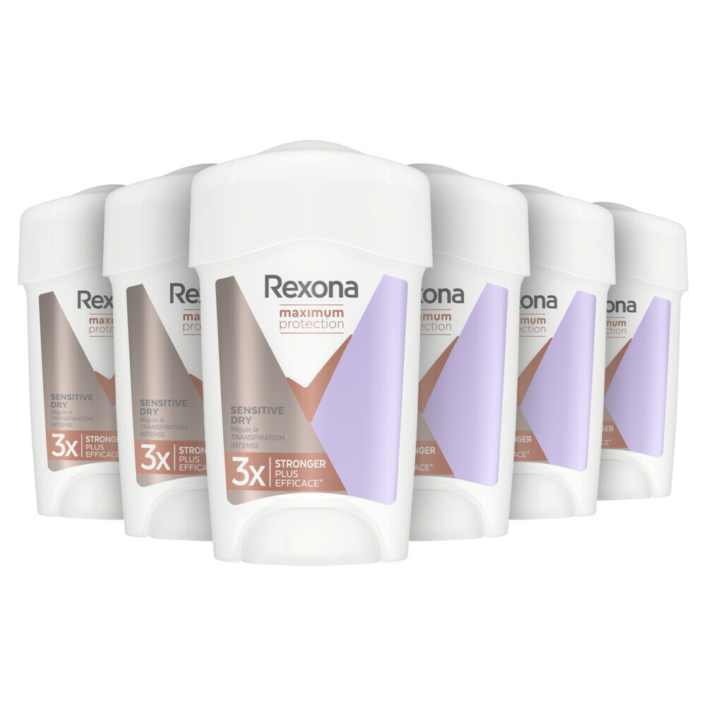 6x Rexona Maximum Protection Sensitive Dry 45 ml