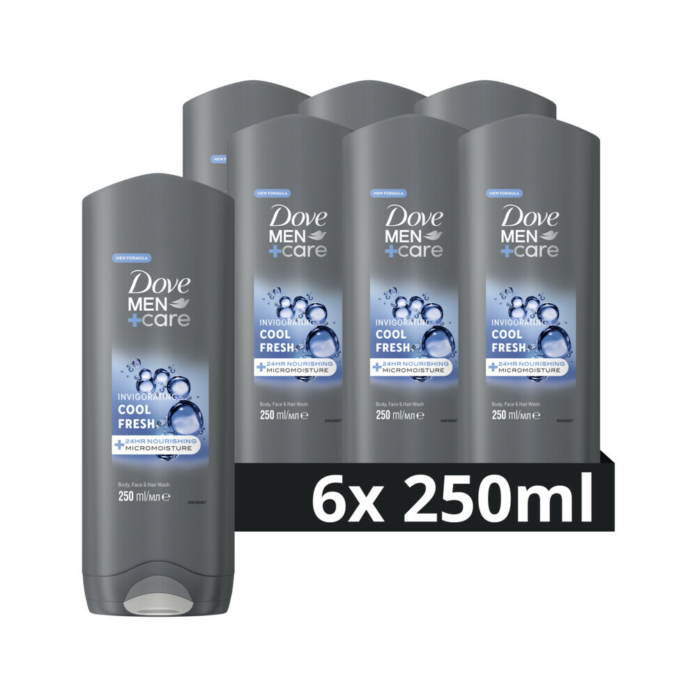 Dove Men+ Care Cool Fresh douchegel 6x250 ml