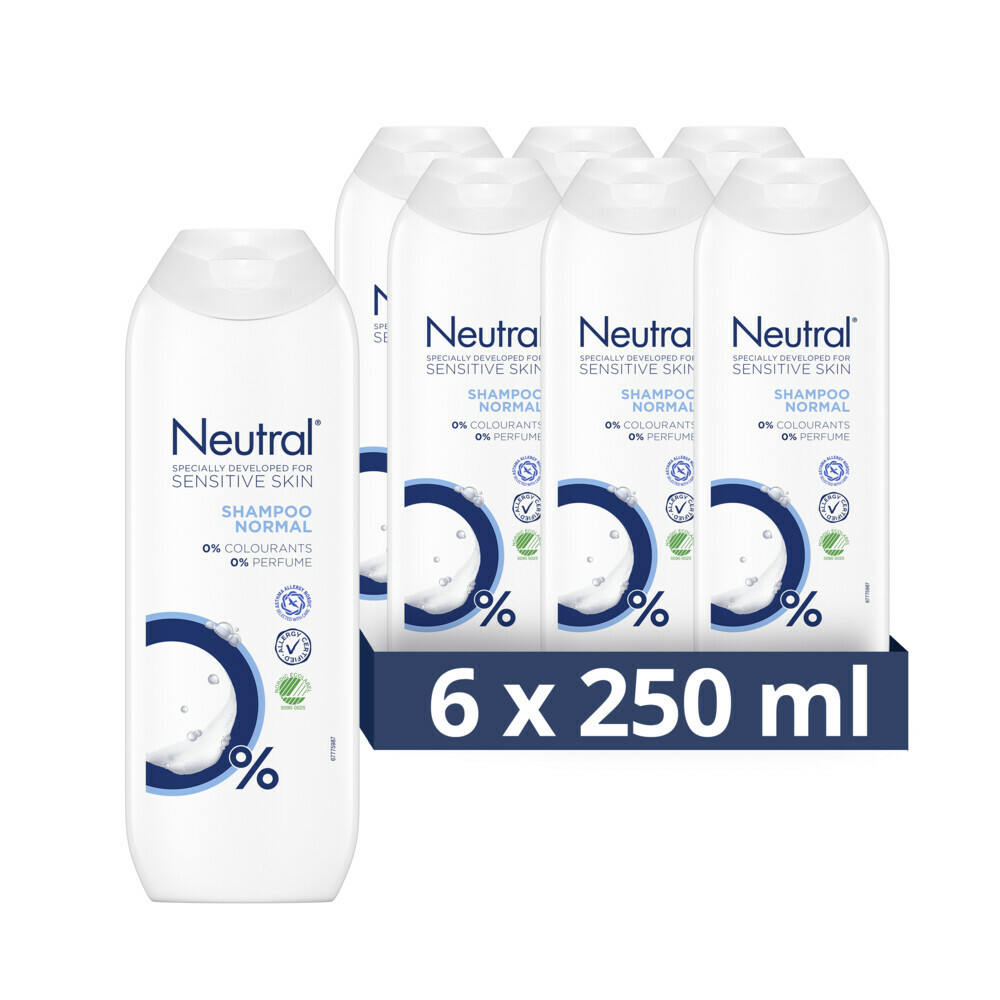 Neutral shampoo 6x250 ml parfumvrij