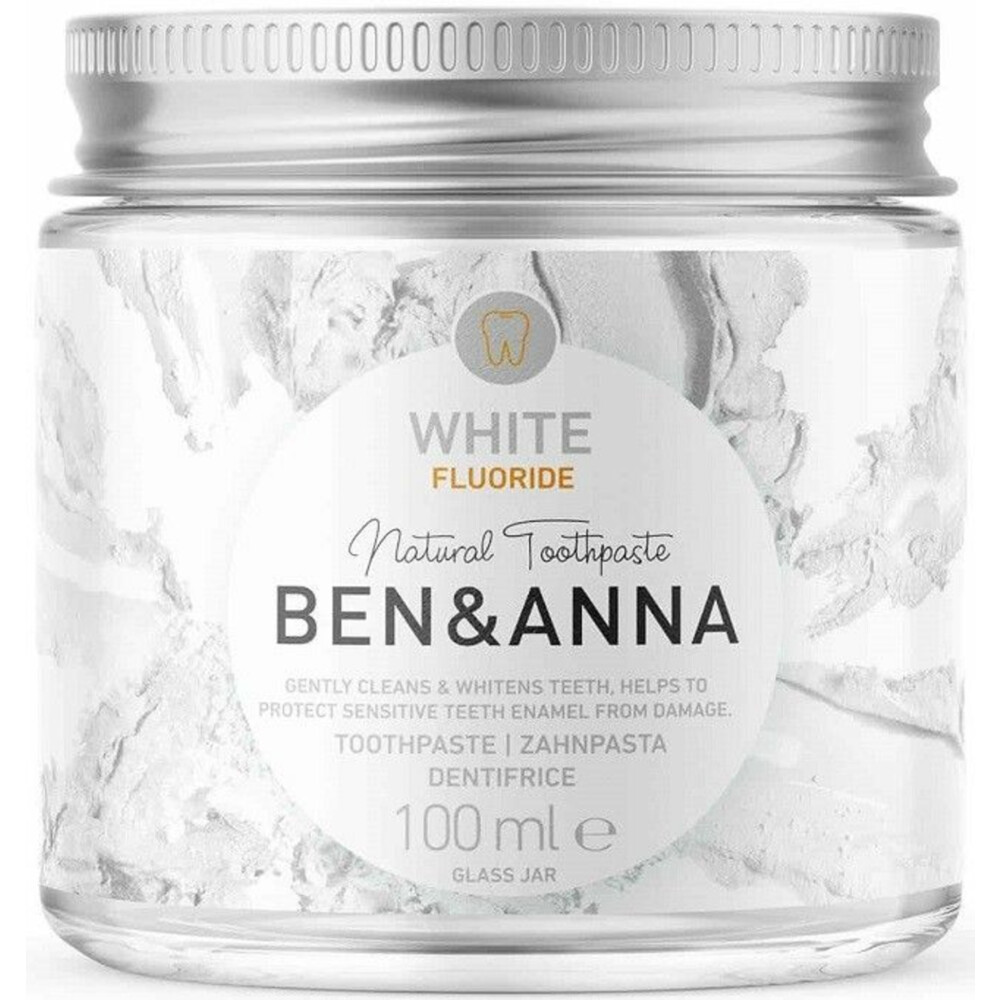 Ben & Anna Tandpasta white fluoride 100g